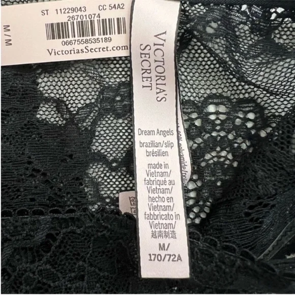 Victoria’s Secret Dream Angels Lace Brazilian Pantie Medium - Picture 8 of 8
